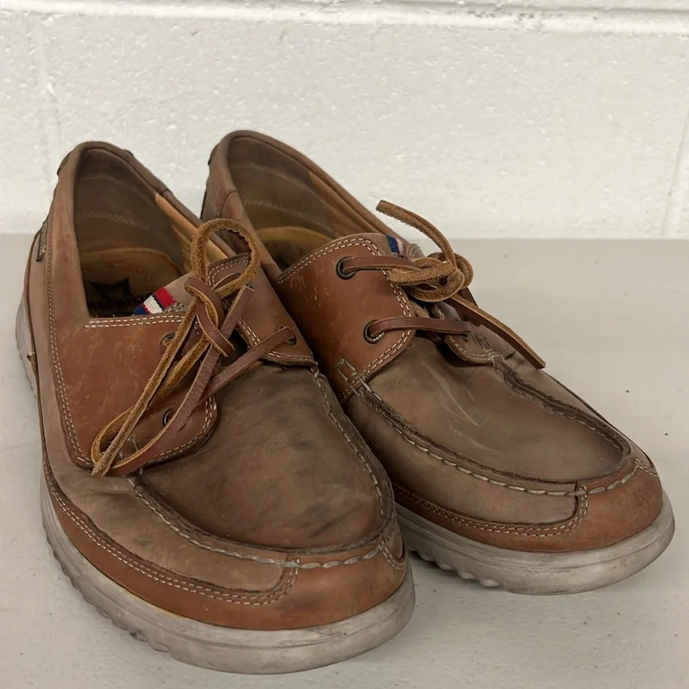 Mephisto sz10 eur9.5 men’s Trevis brown boat shoe casual dress leather